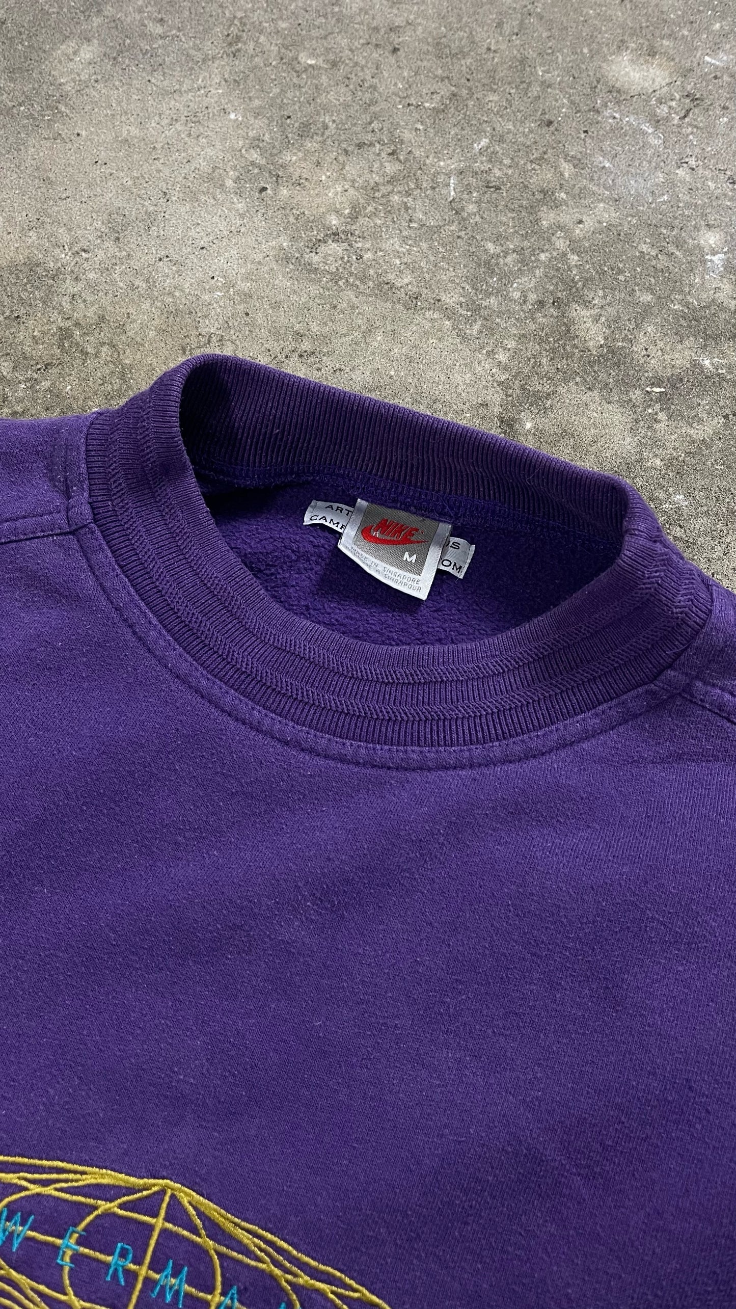 ART CONTROLS US X CAMPANULA CUSTOM UPCYCLED 1990S VINTAGE NIKE POKÉMON SWEATSHIRT