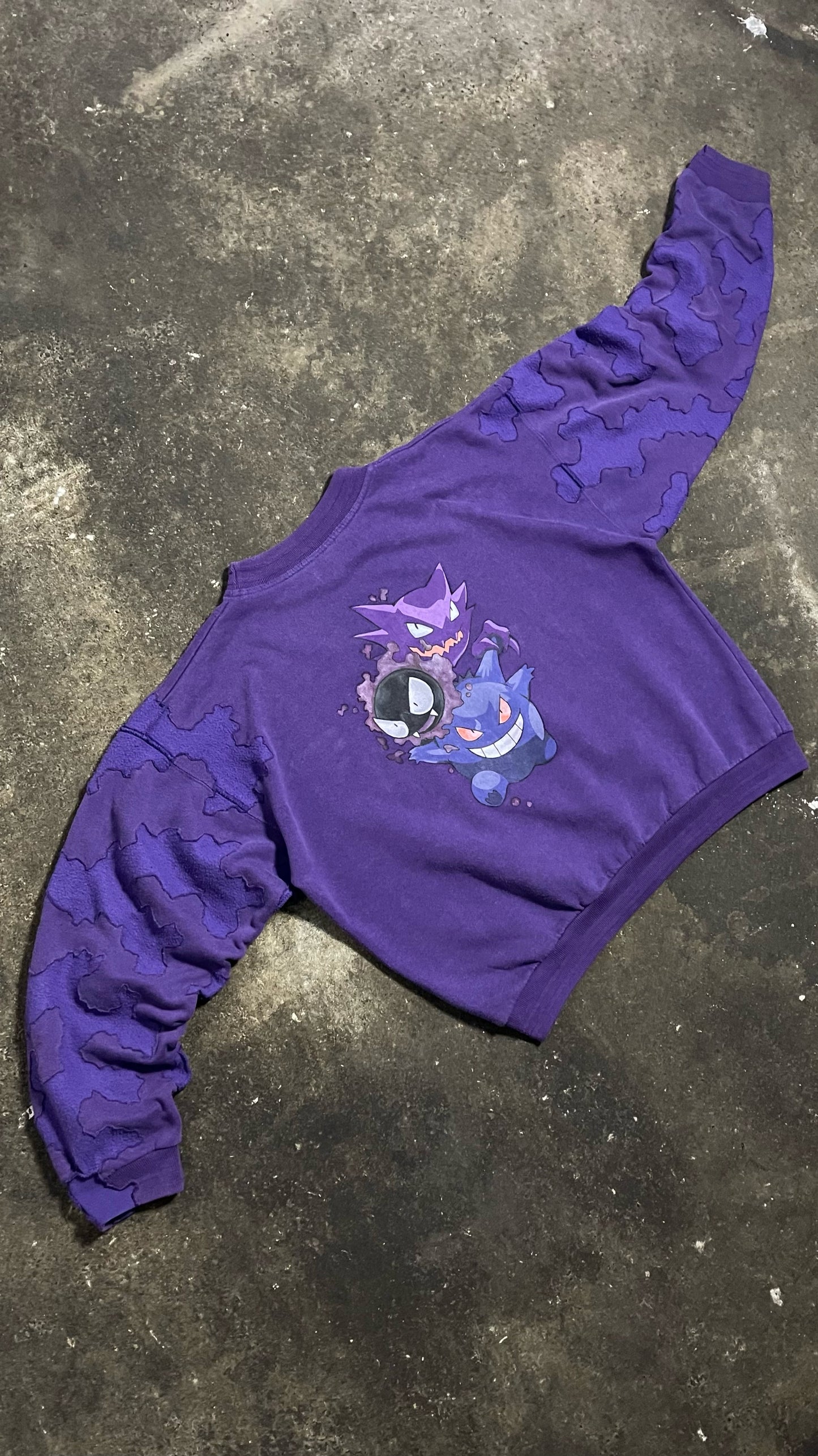 ART CONTROLS US X CAMPANULA CUSTOM UPCYCLED 1990S VINTAGE NIKE POKÉMON SWEATSHIRT