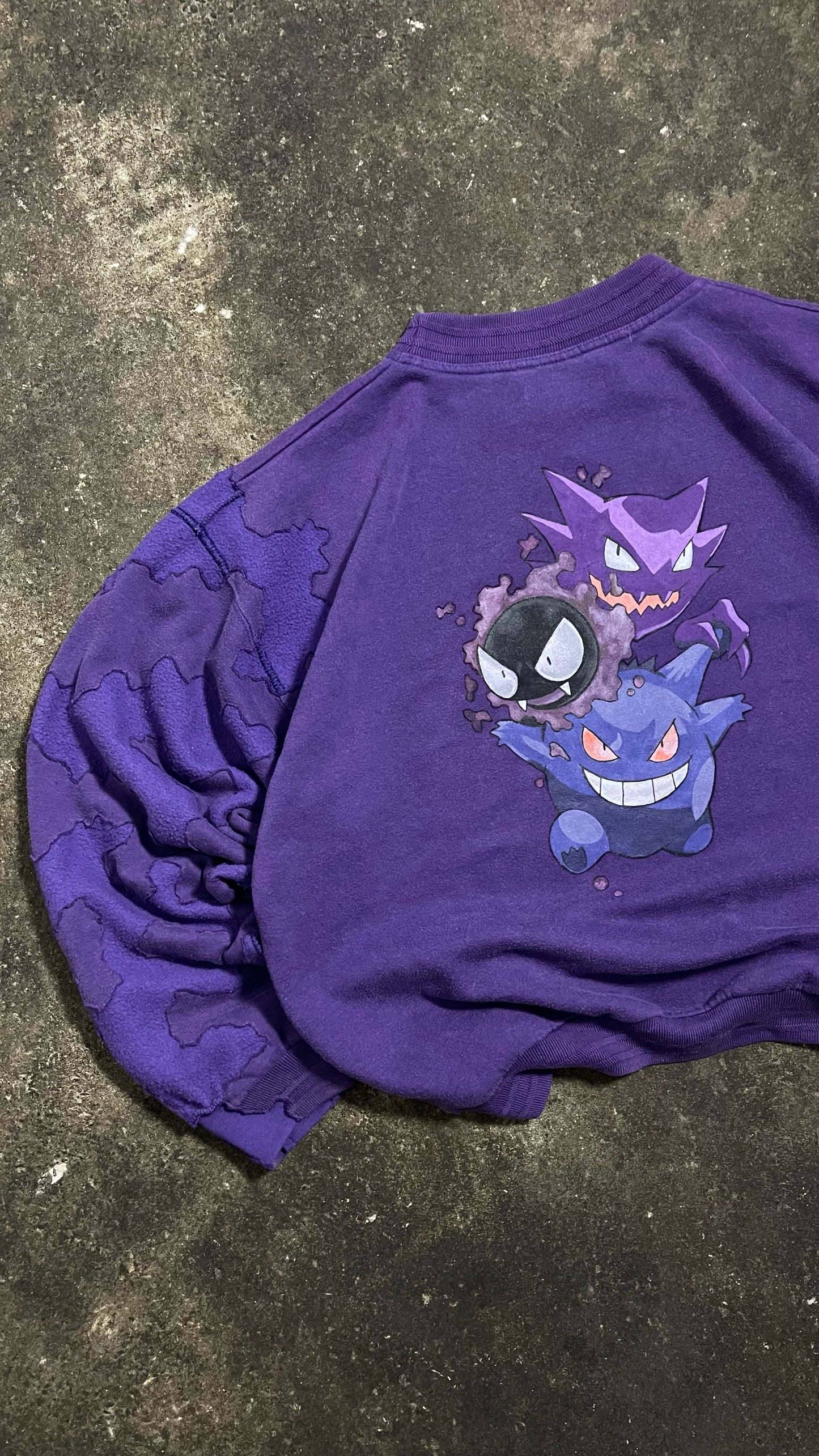 ART CONTROLS US X CAMPANULA CUSTOM UPCYCLED 1990S VINTAGE NIKE POKÉMON SWEATSHIRT