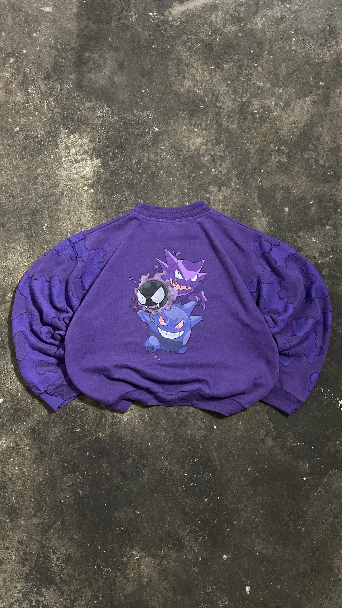 ART CONTROLS US X CAMPANULA CUSTOM UPCYCLED 1990S VINTAGE NIKE POKÉMON SWEATSHIRT