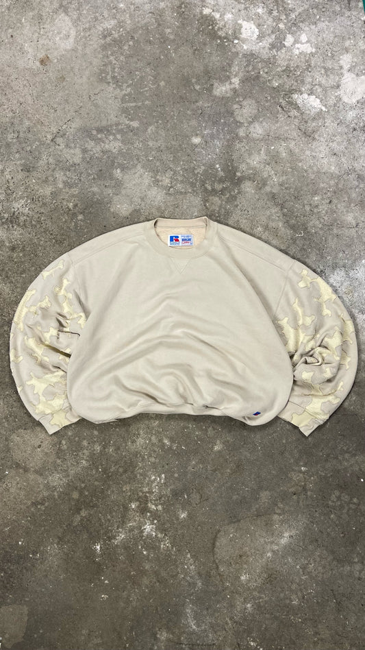 ART CONTROLS US X CAMPANULA CUSTOM UPCYCLED 2000S VINTAGE RUSSEL POKÉMON ZAPDOS SWEATSHIRT